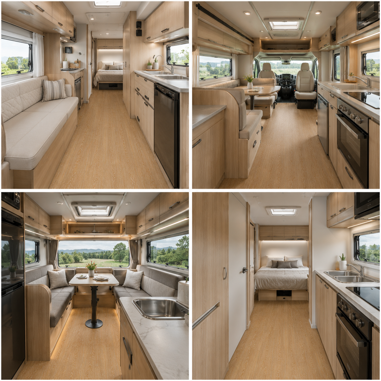NPOZ Volcanic Ash SPC Flooring for RV Living