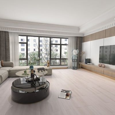 NPOZ Light Wood Volcanic Ash SPC Flooring