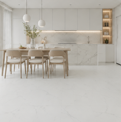 NPOZ Stone White Volcanic Ash SPCKitchen Flooring