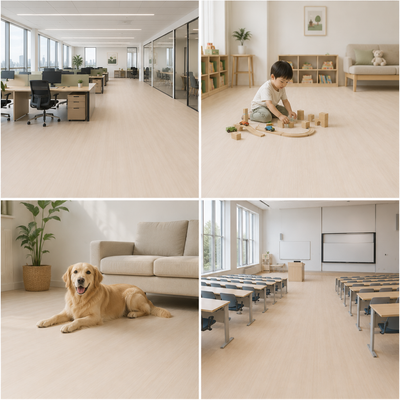 NPOZ Volcanic Ash SPC Flooring Multi Space Applications