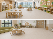 NPOZ Volcanic Ash SPC Flooring for Kindergarten