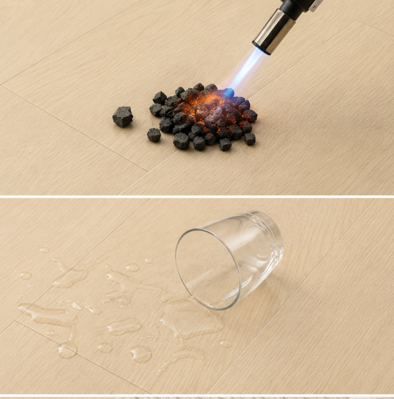 NPOZ Waterproof Heat Resistant SPC Flooring