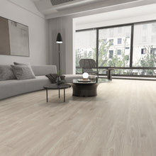 NPOZ White Oak Volcanic Ash SPC Flooring Living Room